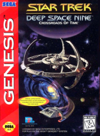 Star Trek: Deep Space Nine: Crossroads of Time PAL Sega Mega Drive  box art